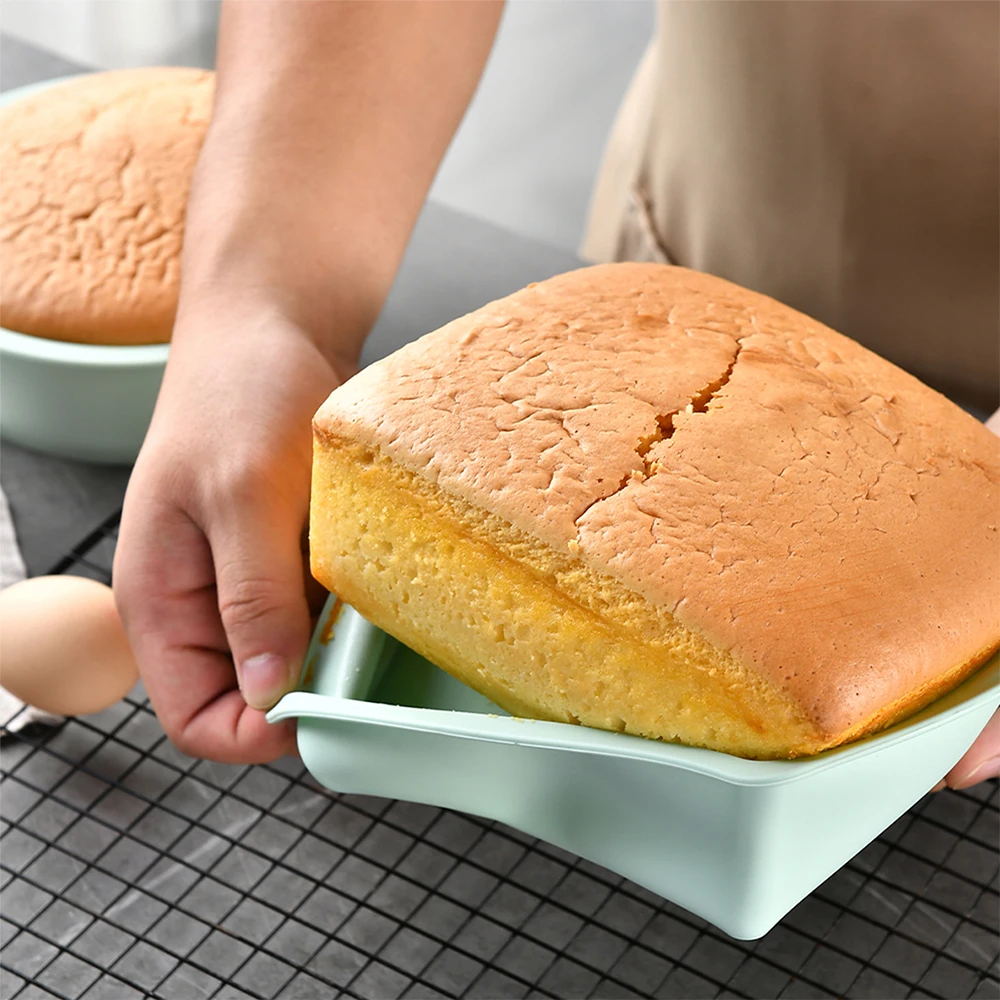 1/4Pcs Silicone Square Cake Mo - Kitchen Appliances Garage recension och pris