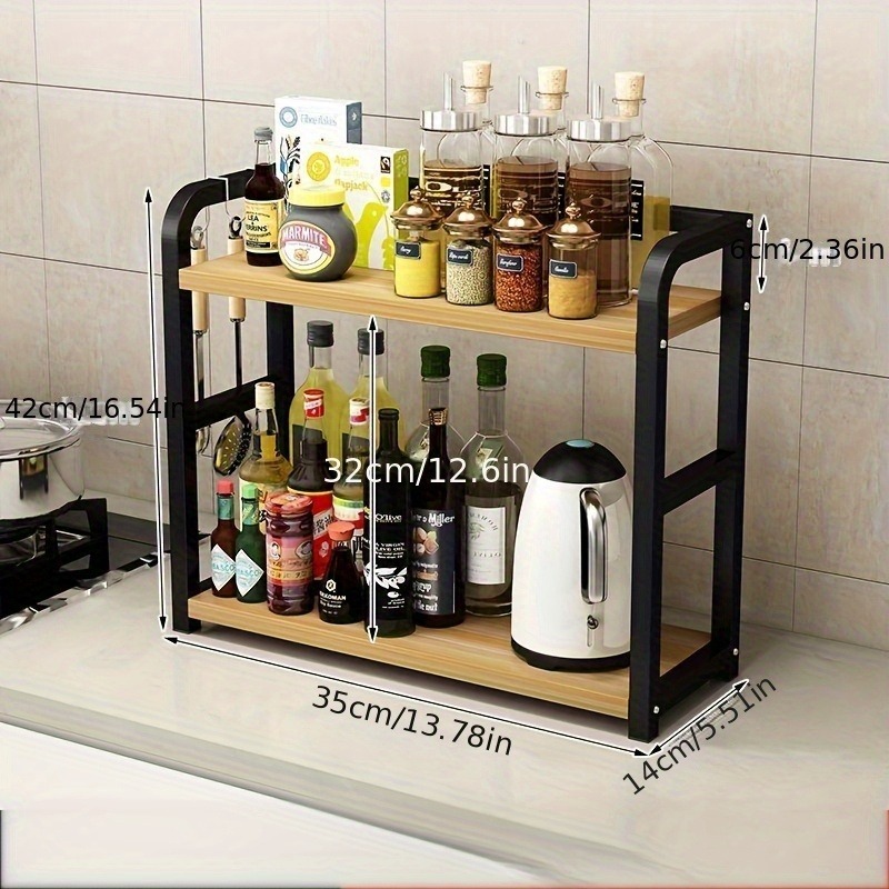 1pc 2-Tier Rustproof Metal Cou - Kitchen Appliances Organizer recension och pris