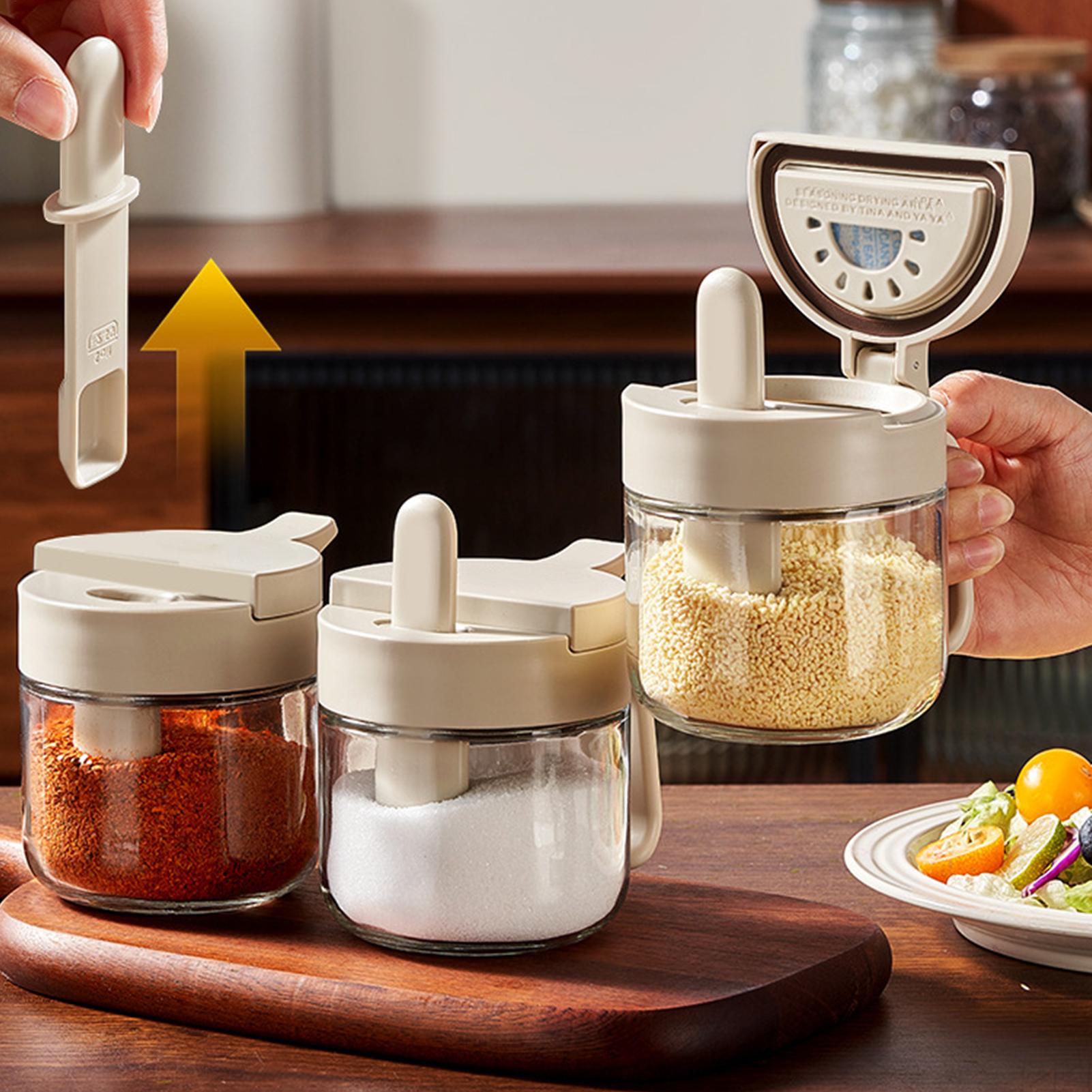 Seasoning Jar Leak-Proof Salt  - Kitchen Appliances Cabinet recension och pris